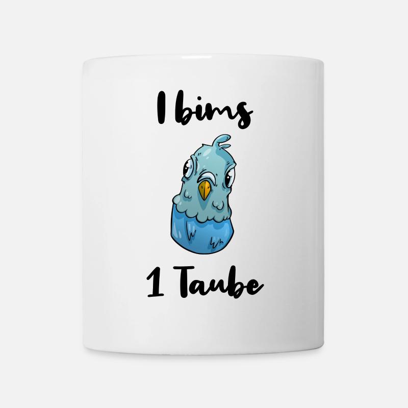 i bims 1 taube - Tasse - Weiß