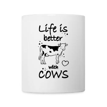 Éleveur de vaches - Mug blanc - blanc - Devant