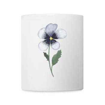 Pansy Violet - Mug - white - Front