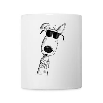 Cool dog I Funny dog motif I Dog head - Mug - white - Front