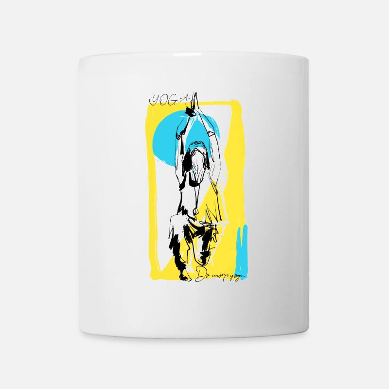 Yoga - Tasse - Weiß