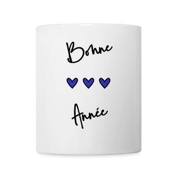 BONNE ANNEE. SAINT SYLVESTRE. NOUVELLE ANNÉE - Mug blanc - blanc - Devant