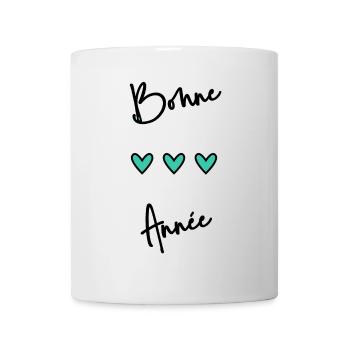 BONNE ANNEE. SAINT SYLVESTRE. NOUVELLE ANNÉE - Mug blanc - blanc - Devant