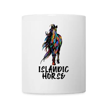 Islandpferde Statement Pferde Pferdefan Isländer - Tasse - Weiß - Vorne