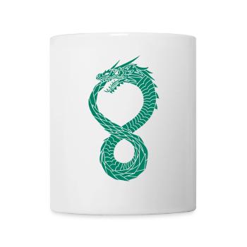 Green Infinite Dragon - Mug - white - Front