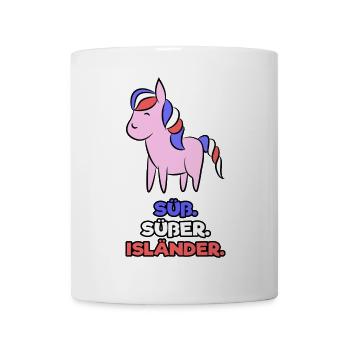 Islandponys Pony Pferde Islandpferde Statement - Tasse - Weiß - Vorne