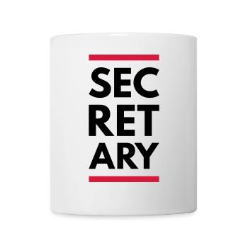 Secretary (Lines) - Mug - white - Front