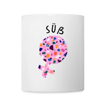 Süß Lecker Nachspeise Süßigkeiten Naschkatzen - Tasse - Weiß - Vorne