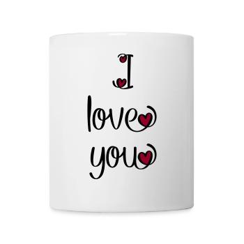 I love you - Tasse - Weiß - Vorne