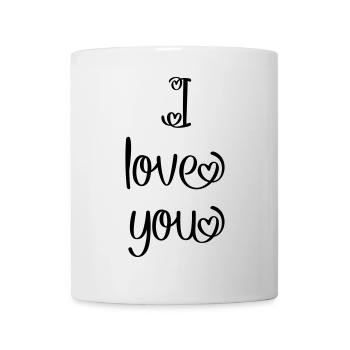 I love you - Tasse - Weiß - Vorne