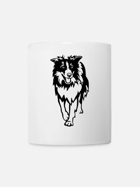 Border Collie - Tasse - Weiß