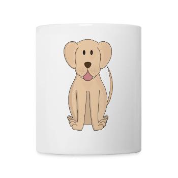 Chien Cartoon Incroyable Labrador Retriever - Mug blanc - blanc - Devant