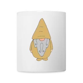 gartenzwerg gold - Tasse - Weiß - Vorne