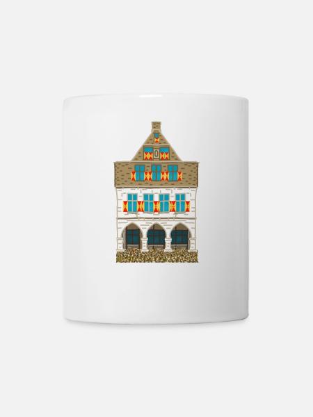 Werne a. d. Lippe, Historisches Rathaus - Tasse - Weiß