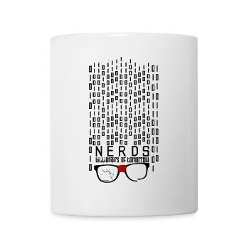 Nerdy Billionaire - Mug - white - Front
