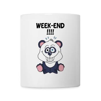 Panda-Wochenende - Tasse - Weiß - Vorne
