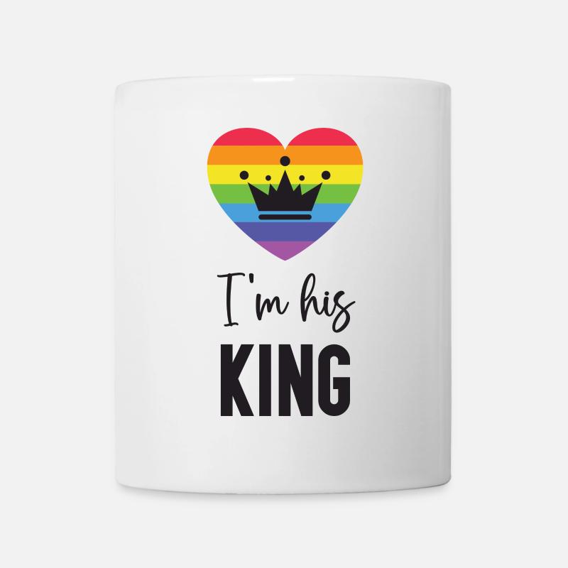 Pride Month LGBT - Ich bin sein König - Tasse - Weiß