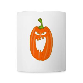 Citrouille Halloween - Mug blanc - blanc - Devant