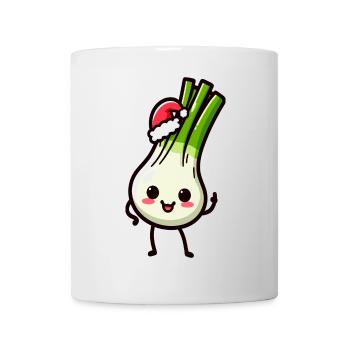 Nikolauch Kawaii Leek - Mug - white - Front
