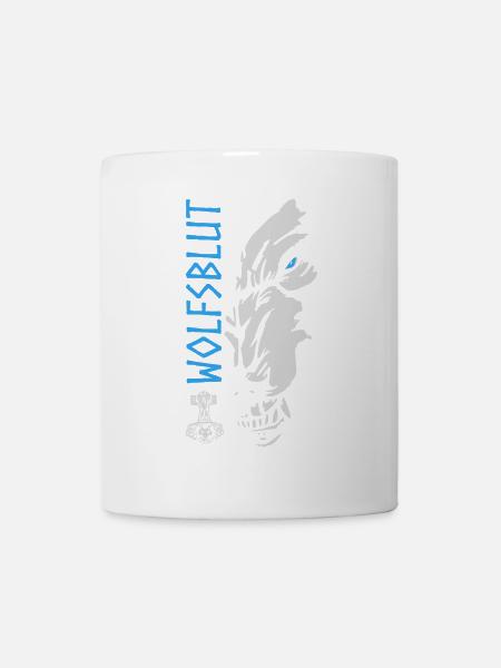 wolfsblut wikinger thor wolf odin norden walhalla - Tasse - Weiß