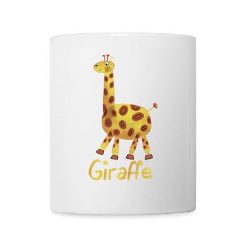 Giraffe – Süßes Tiermotiv 🦒💛 - Tasse - Weiß - Vorne