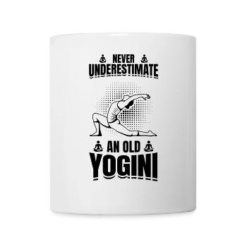 Yoga Oma - Tasse - Weiß - Vorne