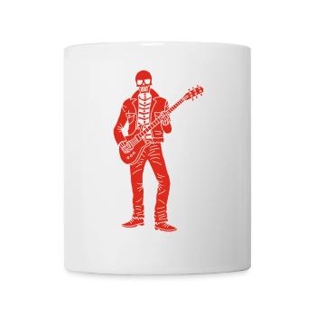 Guitarist Skeleton (Red) - Mug - white - Front