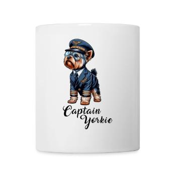 Yorkshire Terrier Pilot - Mug - white - Front
