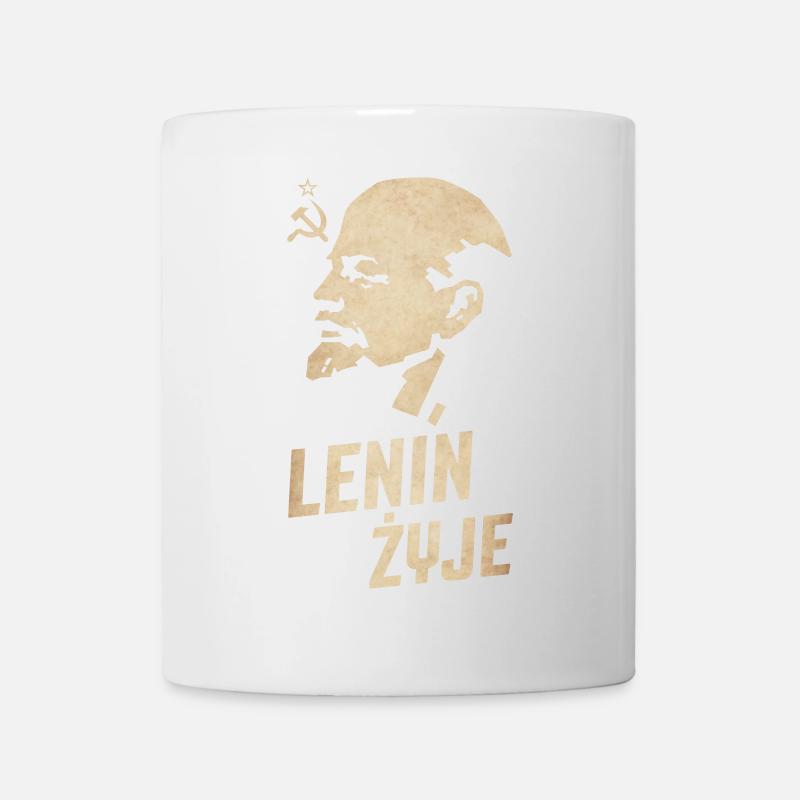 Lenin lebt - Tasse - Weiß