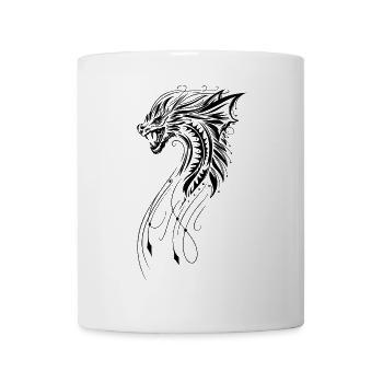 Drache Fantasy Feuerdrache - Tasse - Weiß - Vorne