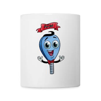 Pa-del der Familie Padel - Tasse - Weiß - Vorne