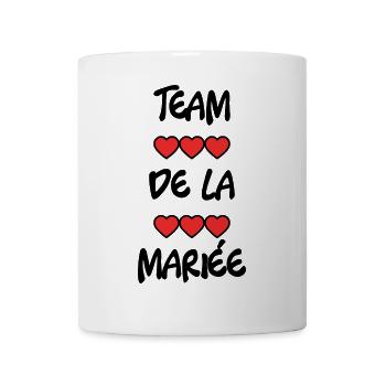 FUTURE MARIEE. EVJF. MARIEE. TEAM. TEAM MARIEE - Mug blanc - blanc - Devant