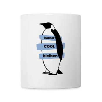 immerCOOLbleiben - Tasse - Weiß - Vorne