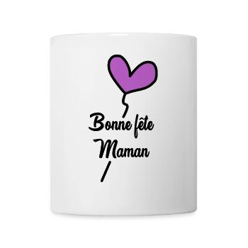 MOTHER'S DAY. HAPPY MOTHER'S DAY. MOM - Mug - white - Front