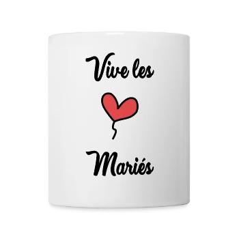 LONG LIVE THE BRIDE AND GROOM - Mug - white - Front