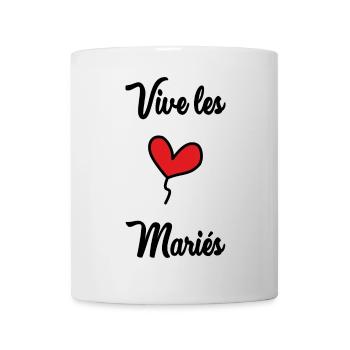 COUPLE. JUST MARRIED. EVJF. SAINT VALENTIN. LOVE. - Mug blanc - blanc - Devant