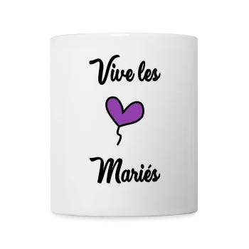 LONG LIVE THE BRIDE AND GROOM - Mug - white - Front