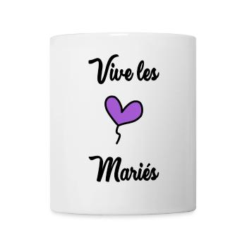 ICH HABE GERADE GEHEIRATET. Junggesellinnenabschied. VALENTINSTAG. PAAR - Tasse - Weiß - Vorne