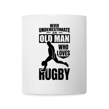Alter Rugby Opa - Tasse - Weiß - Vorne