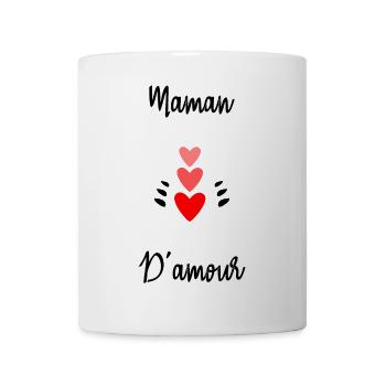 MOM. MOTHER'S DAY. HAPPY BIRTHDAY - Mug - white - Front