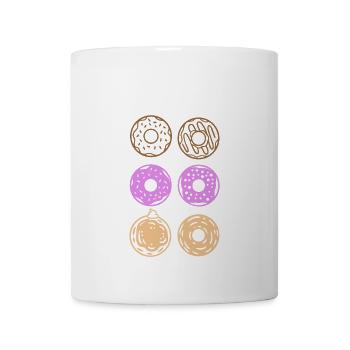 Donut Fitnessstudio - Tasse - Weiß - Vorne