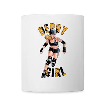 Roller Derby für einen Rollschuhfahrerin - Tasse - Weiß - Vorne