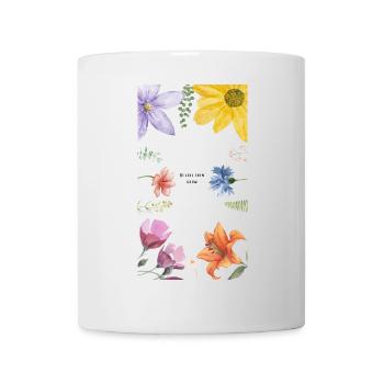 Le pouvoir des fleurs - Mug blanc - blanc - Devant