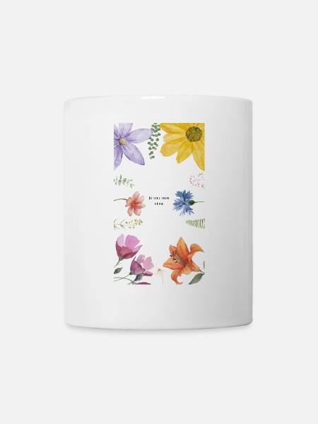 Le pouvoir des fleurs - Mug blanc - blanc