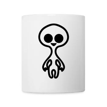 Außerirdischer - Tasse - Weiß - Vorne
