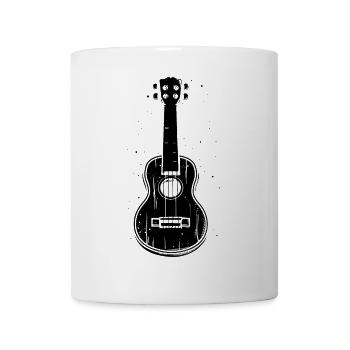 Ukulele Skizze - Tasse - Weiß - Vorne
