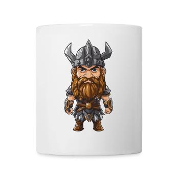 Wikinger Valhalla Krieger Odin - Tasse - Weiß - Vorne