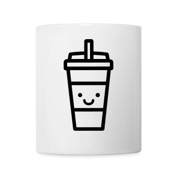 Kaffeebecher - Tasse - Weiß - Vorne