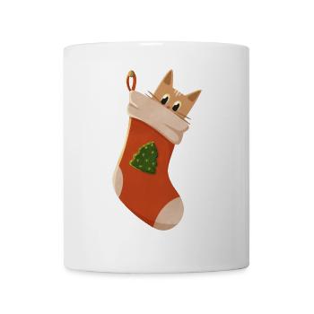 Chaton mignon en bottes - Mug blanc - blanc - Devant