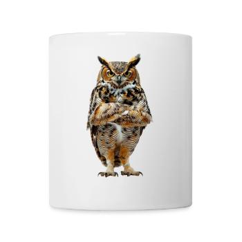Eule - Tasse - Weiß - Vorne